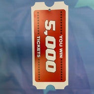 Hanging Plastic Tickets 5,000 Cut 2 Win Mini As Low As $59.00