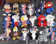 Patriotic Plush Mix - Only $1.99 each. Free Shipping too!