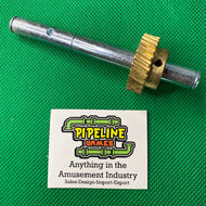 Brass Gear & Shaft
