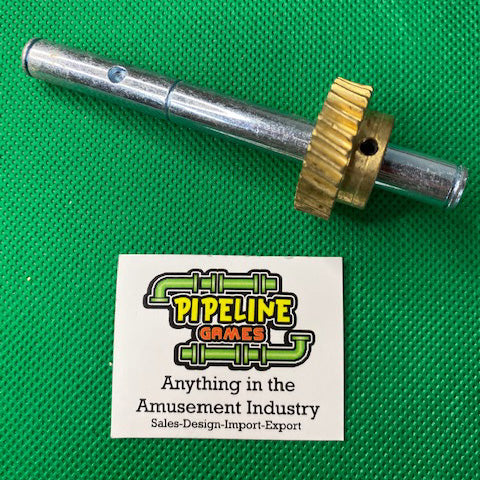 Brass Gear & Shaft