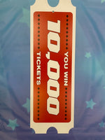 Hanging Plastic Tickets 10,000 Cut 2 Win Deluxe As Low As $99.00