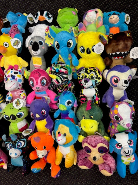 Generic Plush Mix  6 bags per case 18 pieces per bag - 8 -9 inch
