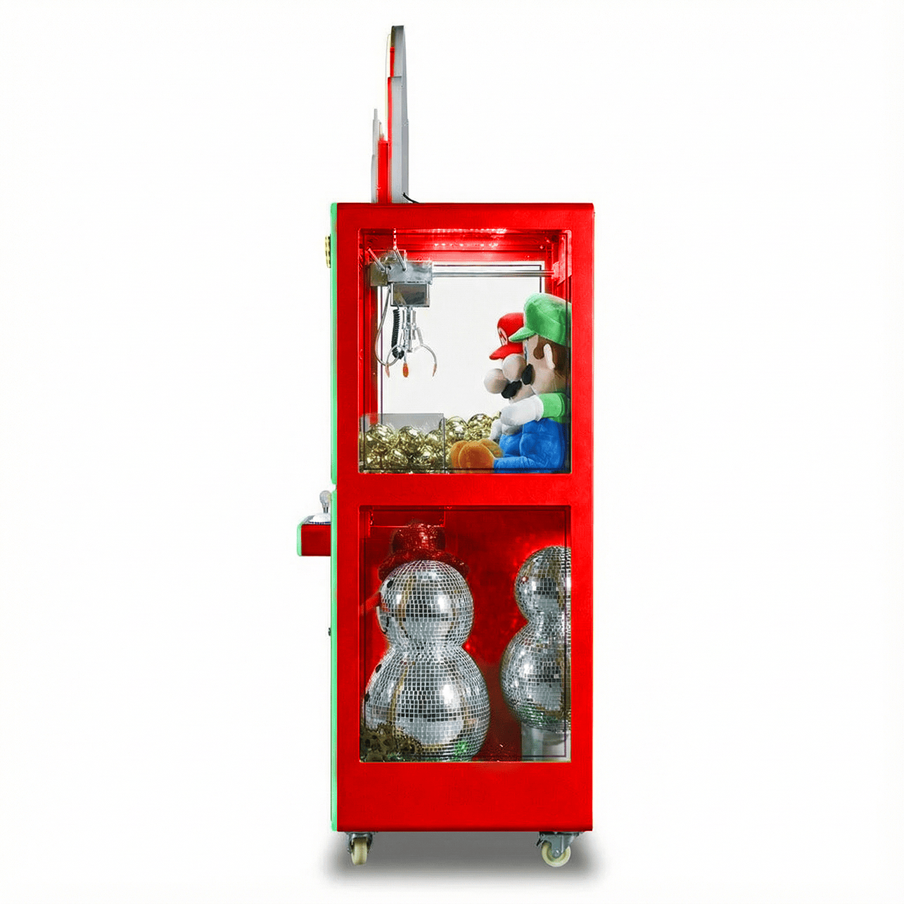 Key to the Vault Red Deluxe Cabinet with Dual Side Boxes