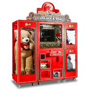 Key to the Vault Red Deluxe Cabinet with Dual Side Boxes