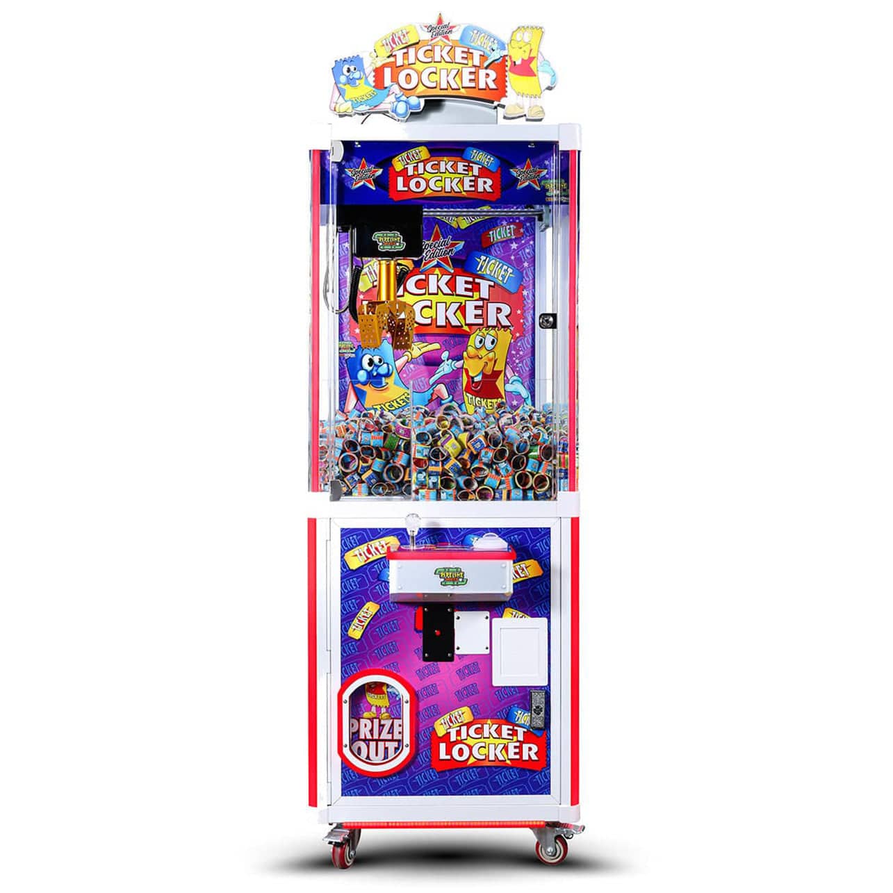 Ticket Locker Crane SE 24" – Pro-Grade Ticket Claw Machine