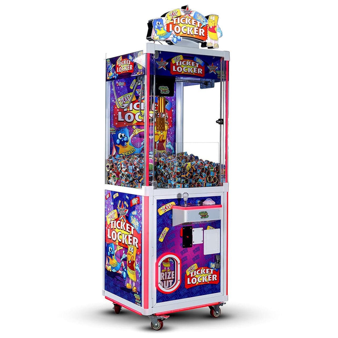 Ticket Locker Crane SE 24" – Pro-Grade Ticket Claw Machine