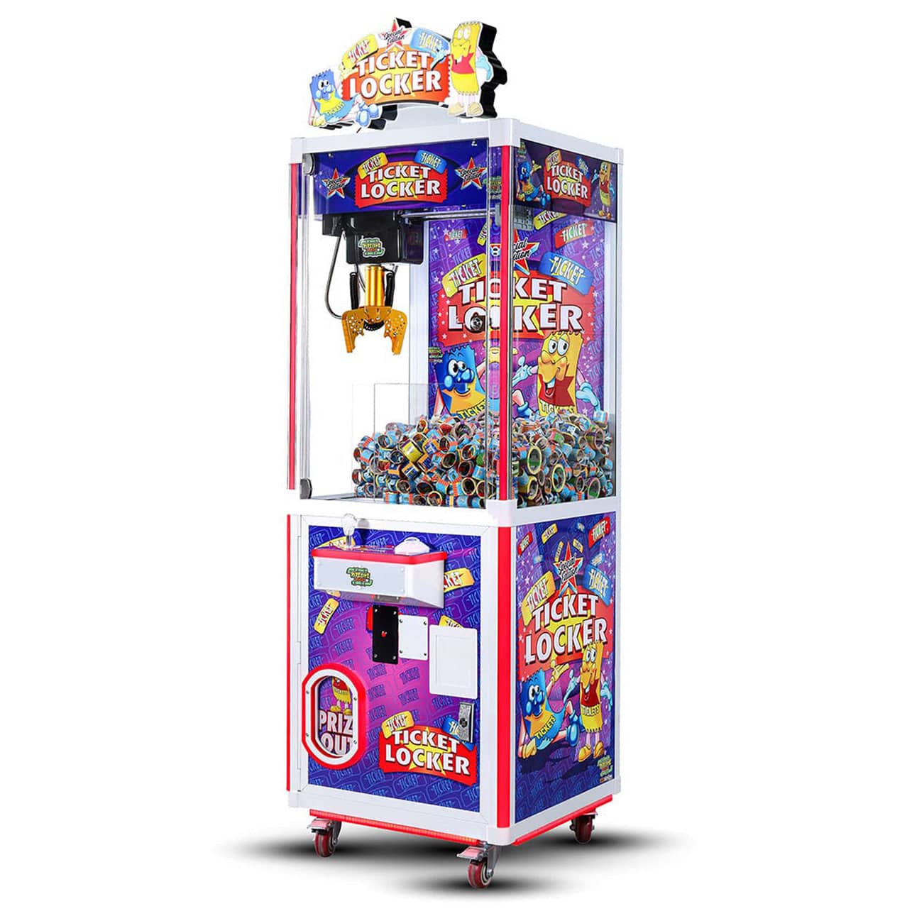 Ticket Locker Crane SE 24" – Pro-Grade Ticket Claw Machine