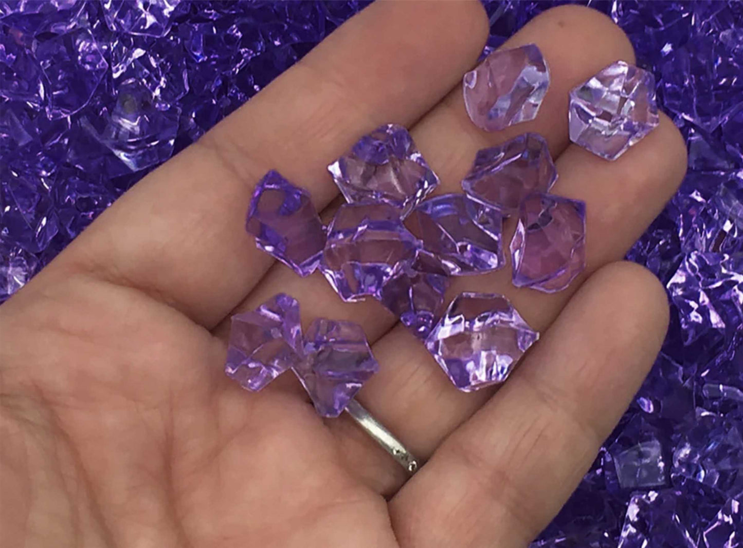 Acrylic Stone Purple  5lbs 10bags per case