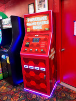 Game Card Vending Machine for ANY Game Card Arcade System -Deluxe Model