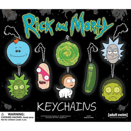 2" Capsule Rick & Morty 2-D Figure Keychains
